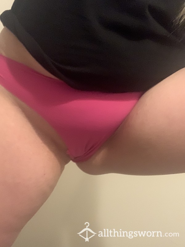 Silky HOT Pink Thong