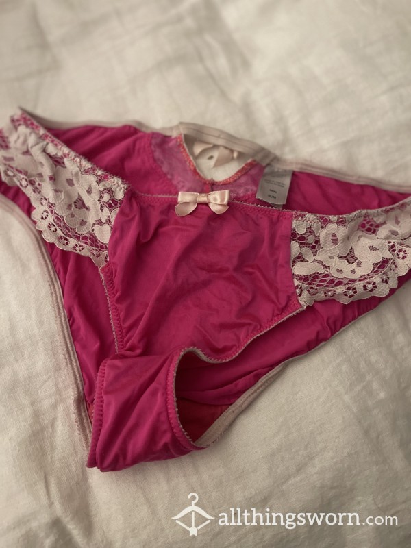 Silky Pink With Lacy Panty With Picture Of My A** In Them