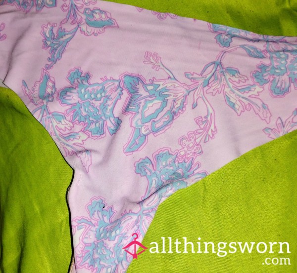 Silky Seanless Paisley Print Panties I Came In For You