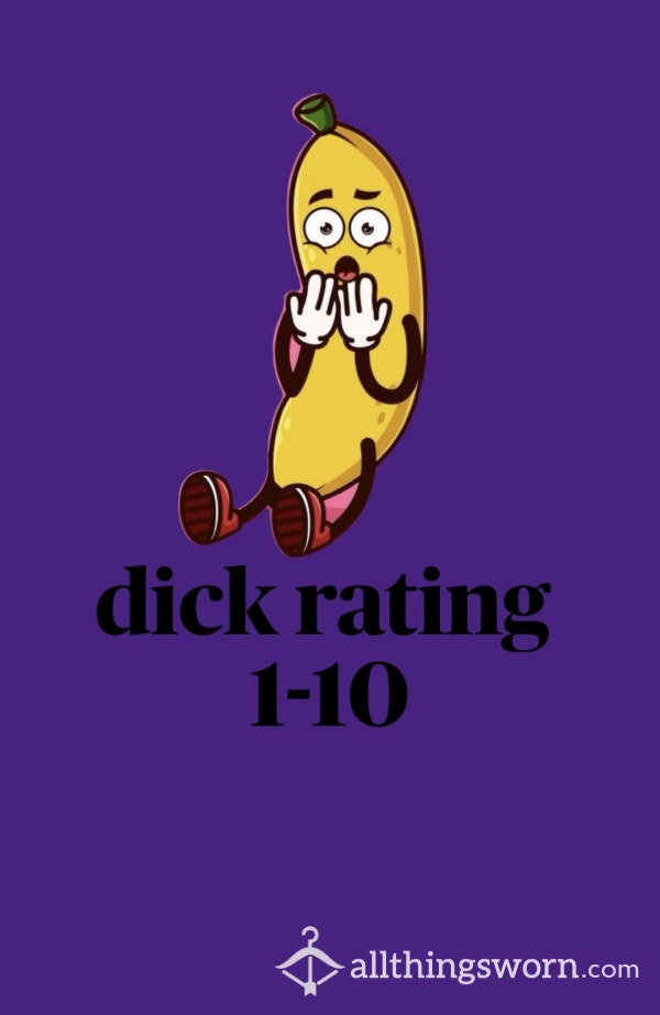 Simple 1-10 D*ck Rating