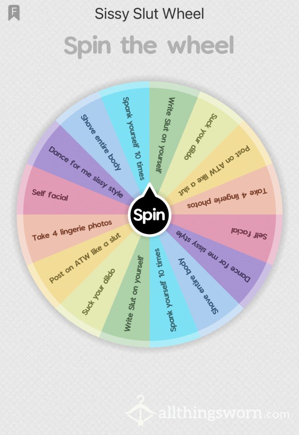 Sissification Wheel