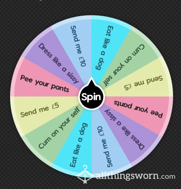 Sissy Task Wheel