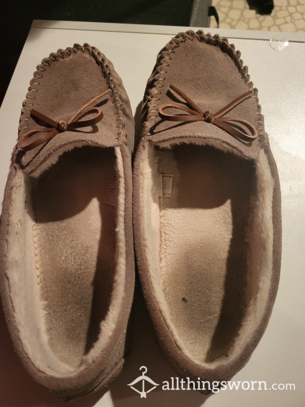 Size 10 Moccasins Worn Outside- 6 Saves