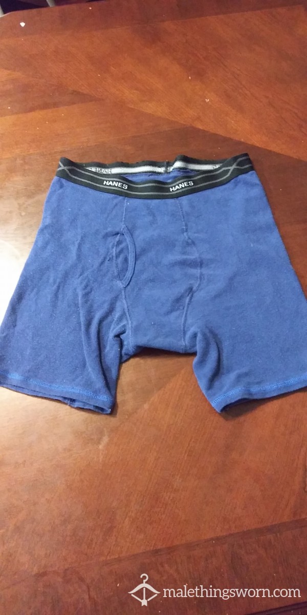 Size M Blue Boxer Briefs