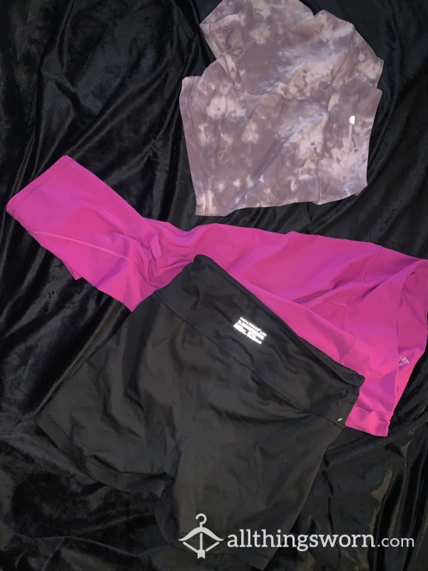 Skintight Yoga Pants And Shorts