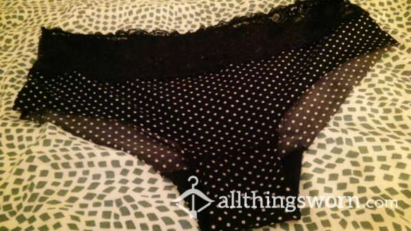 Slinky Polka Dot 24 Hour Wear Knickers REDUCED!!!