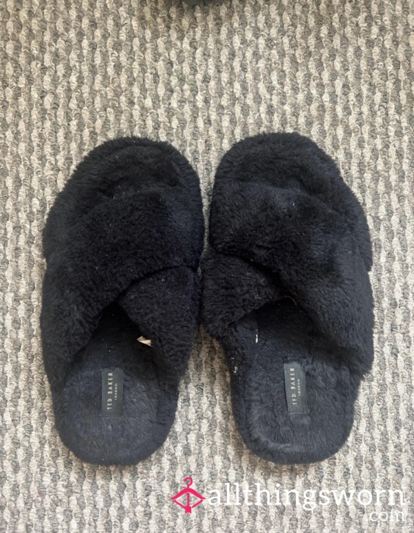 Smelly Fluffy Ted Baker Slippers 🦶