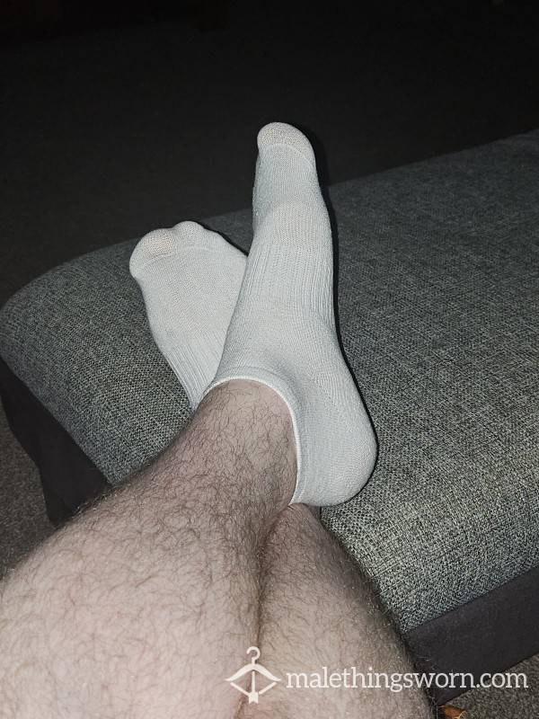 Smelly White Ankle Socks