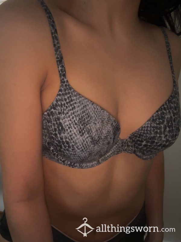 Snake Pattern Bra