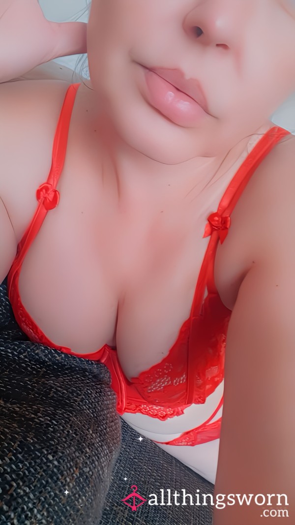 Snaps In Red Bra