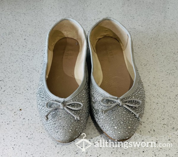 Sparkly Flat Pumps