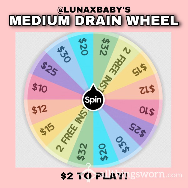 SPIN MY WHEEL - MEDIUM DRAIN GAME