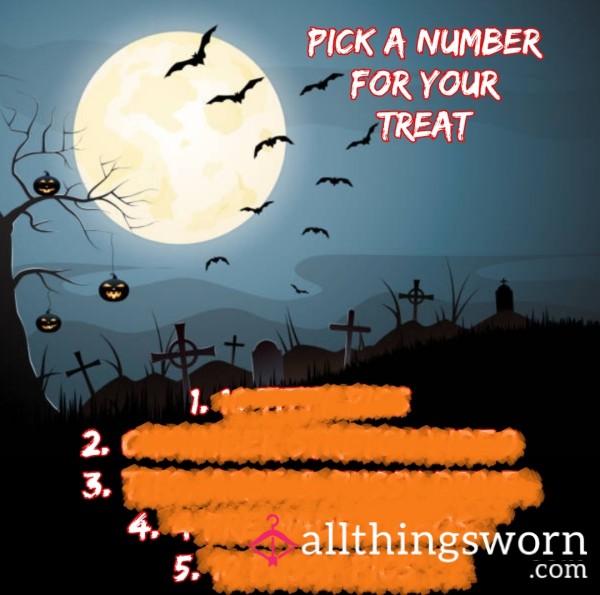 🎃 Your £5 Sp**ky Scratchcard....Pick A Number And Treat Yourself 🎃