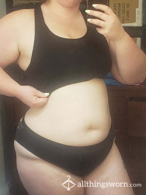 Sports Bra Black Heavily Used