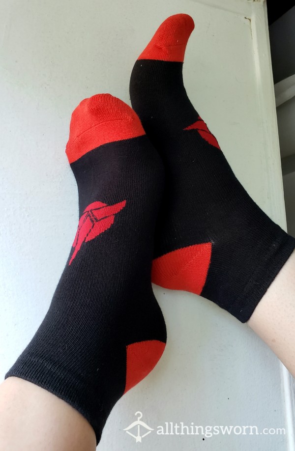 Star Trek Klingon Black & Red Socks🖖