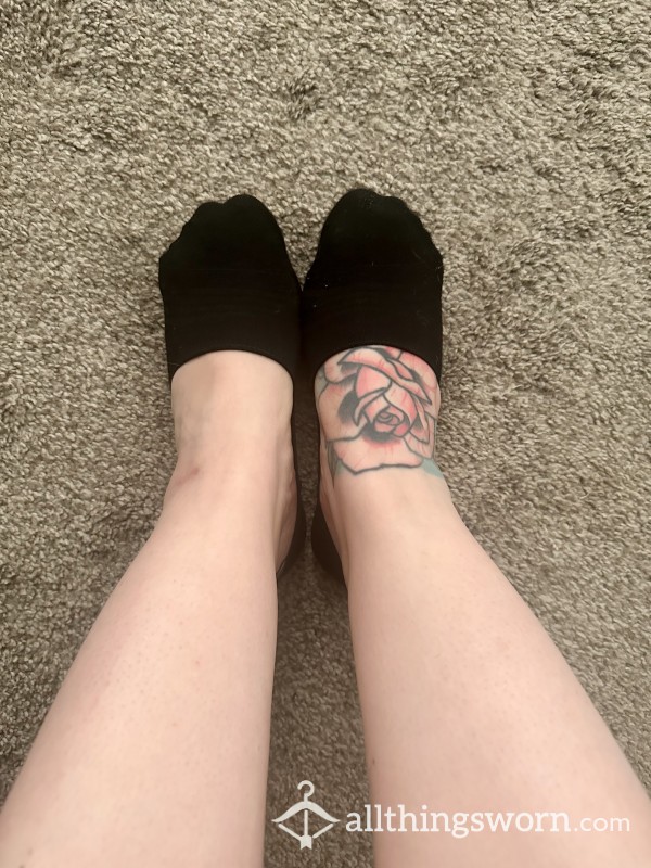 Black Low Cut No Show Socks