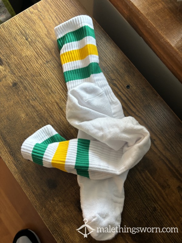 Striped Gym Socks(special Item)1 Pair Left!