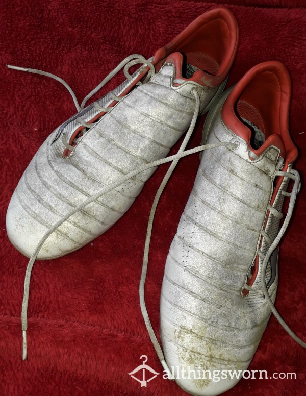 Studded Boots Size 9, Used For Playing Rugby