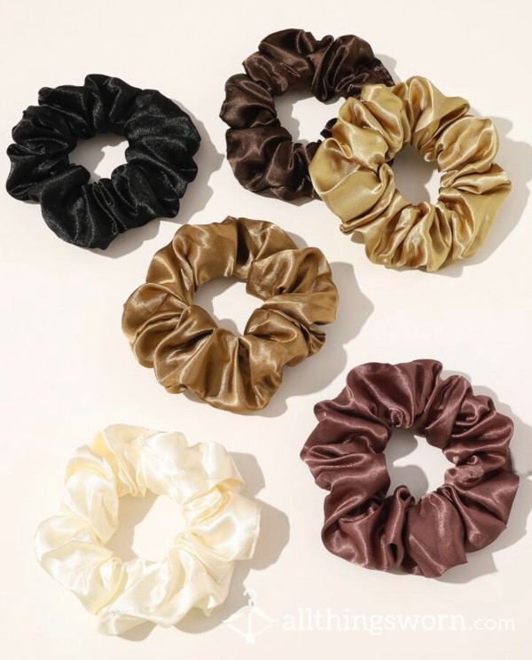 Stuffed Silk Scrunchies