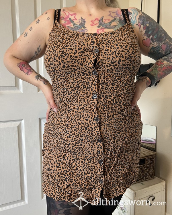 Summer Leopard Print Dress