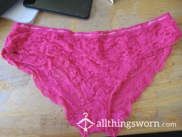 Super Cute Hot Pink Panties Xl