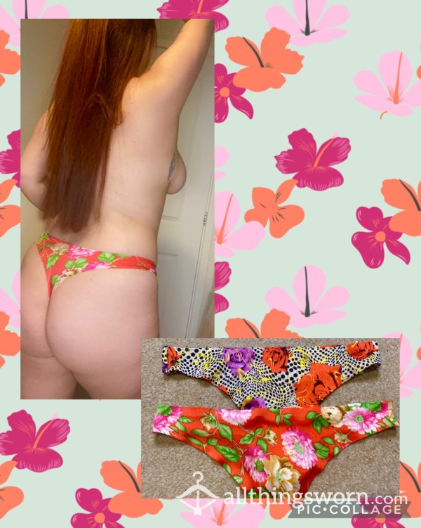 CLEARANCE SALE!! Super Flor*l Tacky Thongs 😉💐