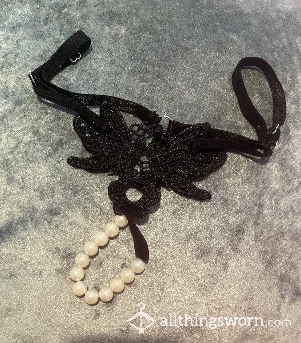 Super Pretty Bu*terfly Pearl Thong