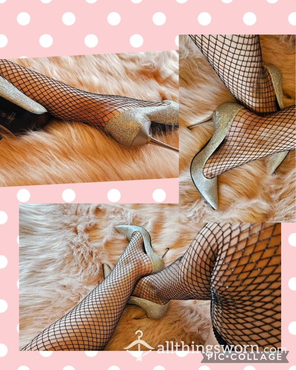 🥵💦Super Sl*tty Black Fishnet Stockings💦🥵