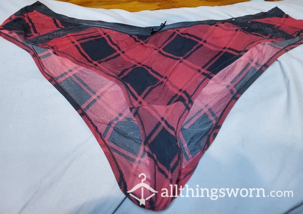 Super Soft Red And Black Plaid