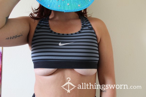 Super Sweaty Nike Sports Bra