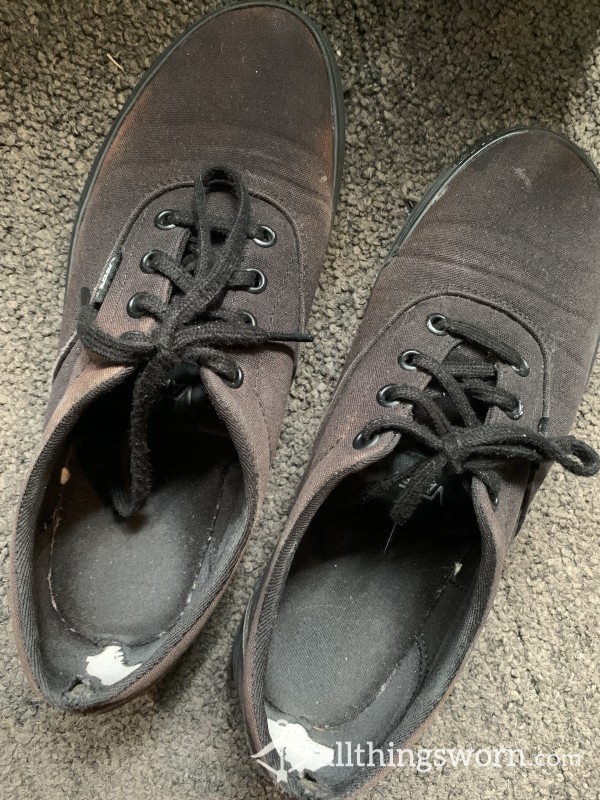 Super Worn Vans, Worn To Work & While Weight Lifting