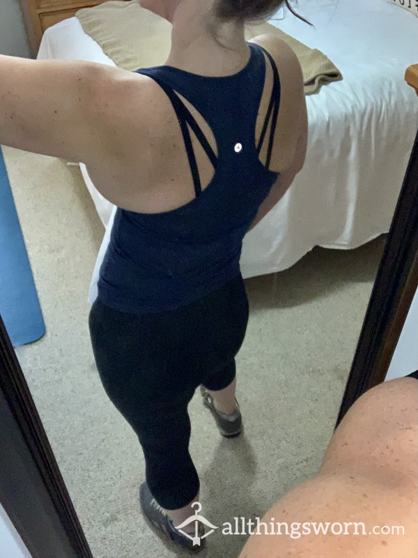 Sweaty Black Champion Leggings