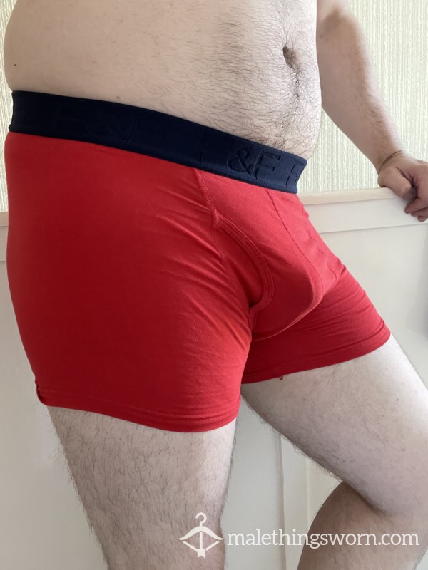 Sweaty Bright Red F&F Boxers