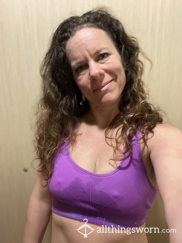 Sweaty Four Day Worn Sports Bra