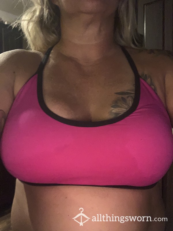 Sweaty Softball Sports Bra