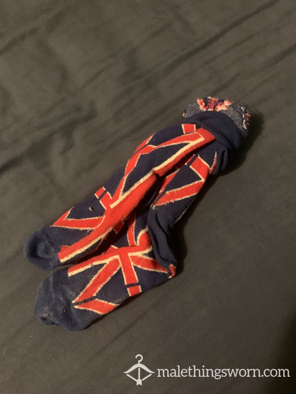 Sweaty Union Jack Socks