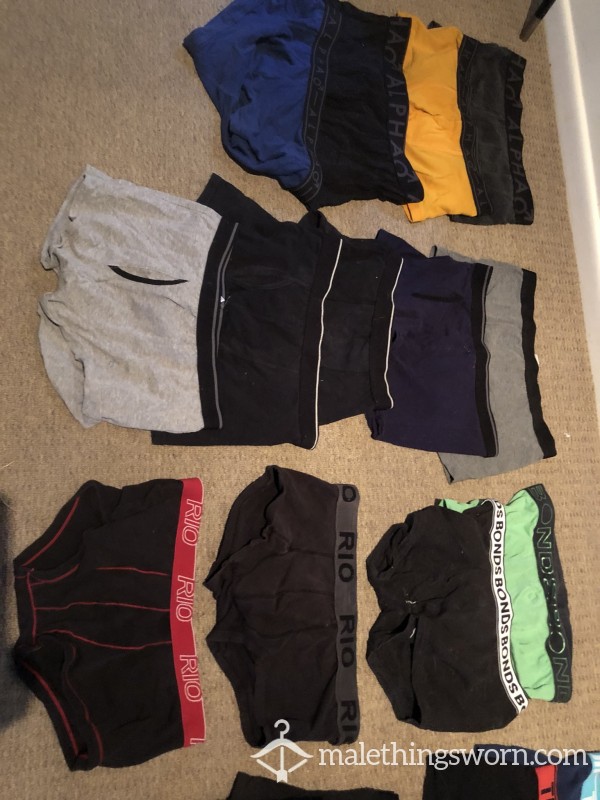 Sweaty Worn C*m Loaded Briefs - Customised And Sealed Just For You