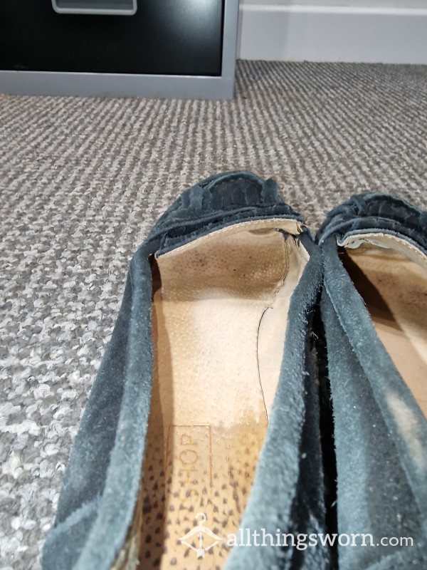 Sweaty Worn Flats