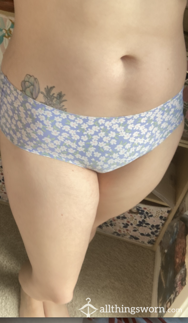 SWEET BLUE FLor*l PANTIES