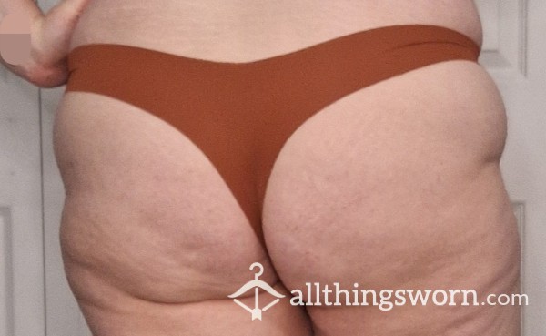 48hr Wear Caramel Seamless V-waisted Thong *SALE*