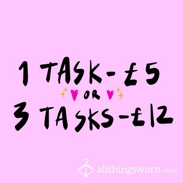 TASKS!