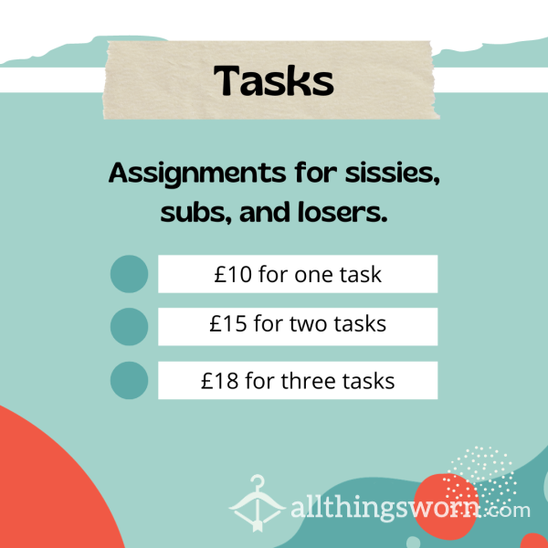 Tasks And A**ignments - Discounts For Multiples