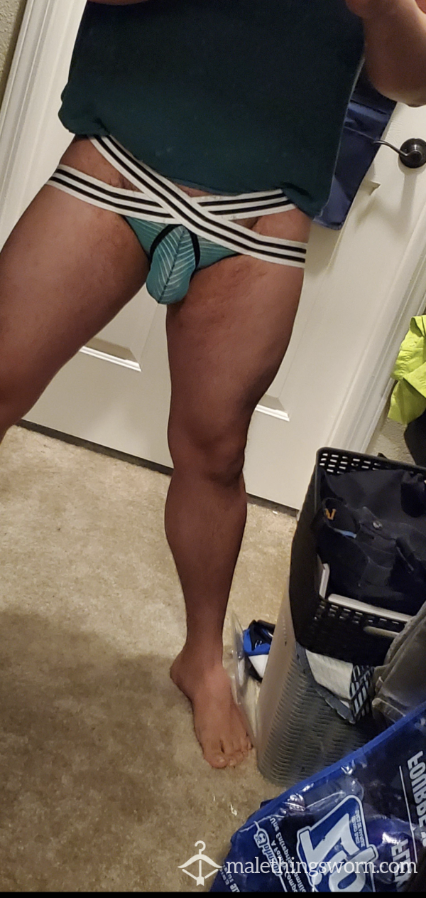 Teal Mesh Jockstrap From Amazon Large