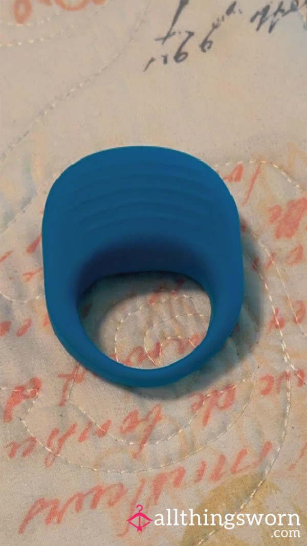 Teal Vibrating Ring