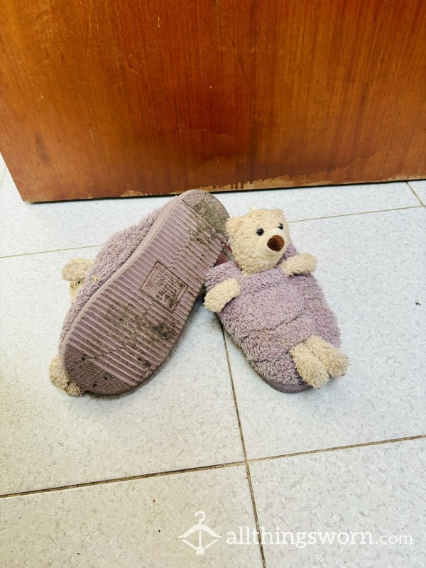 Teddy Bear Slippers