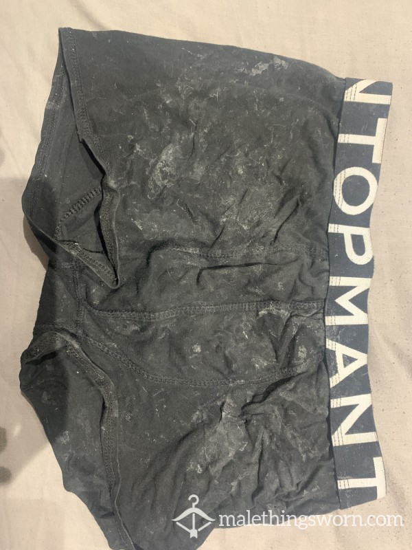 Teen Well Used Dried C*mrag Topman Boxers