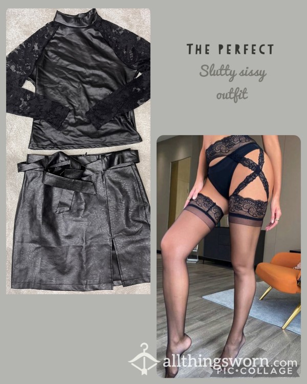 The Perfect Sl*tty Sissy Outfit