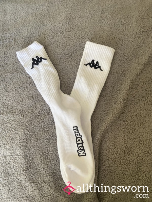 Thick Crew Socks White