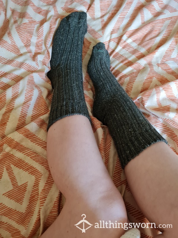 Thick Sweaty Hiking Socks 🥵