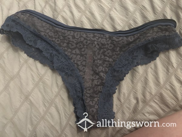 Thong Blue Well Worn